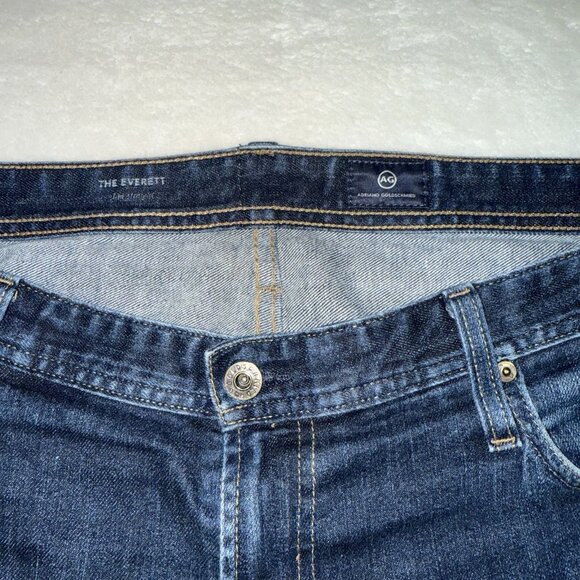 Mens AG Adriano Goldschmied Jeans The Everett Blue Denim Size 38x 28 - Picture 2 of 7